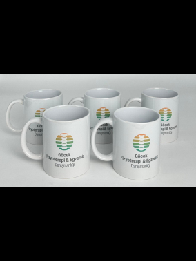 Porselen Süblimasyon Klasik Silindir Promosyon Kupa Bardak - Kutulu