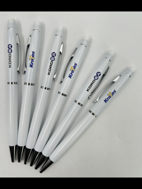 Çevirmeli Metal Dokunmatikli Touchpen Tükenmez Kalem