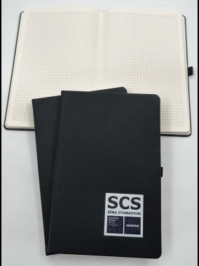 16 x 24 cm Suni Deri Sert Kapaklı Tarihsiz Defter 240 Sayfa 80 gr Ivory Krem İç Kağıt Kareli Kalem Tutuculu Lastikli