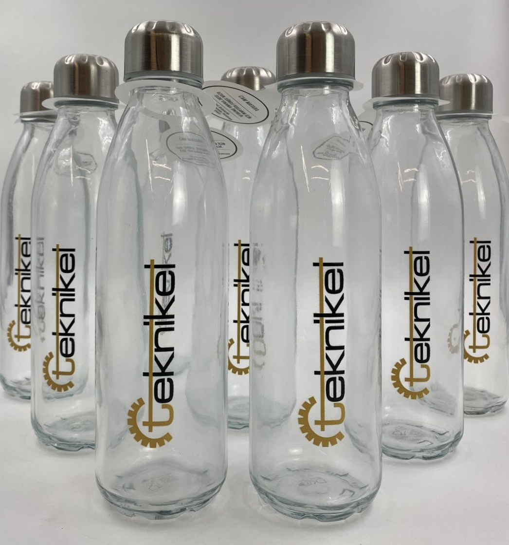 650 ml Renkli Cam Su Şişesi Promozone