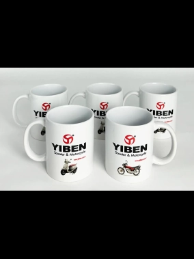 Porselen Süblimasyon Klasik Silindir Promosyon Kupa Bardak - Kutulu