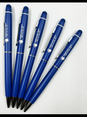 Çevirmeli Metal Dokunmatikli Touchpen Tükenmez Kalem