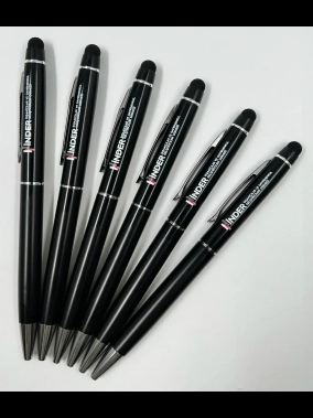 Çevirmeli Metal Dokunmatikli Touchpen Tükenmez Kalem