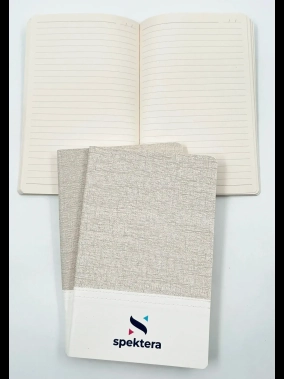 12,5 x 20 cm Termo PU Yumuşak Kapaklı Tarihsiz Defter, 160 Sayfa, 60 gr Holmen Krem Çizgili İç Kağıt