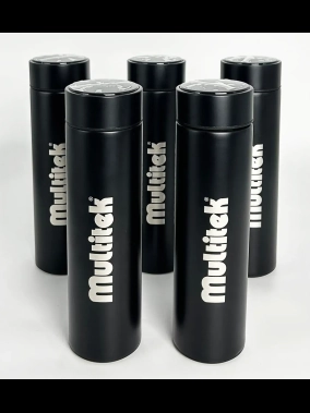 450 ML Isı Derecesi Gösteren Dijital Göstergeli Çelik Termos