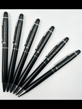 Çevirmeli Metal Dokunmatikli Touchpen Tükenmez Kalem