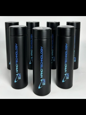 Dijital Isı Dereceli Süzgeçli Termos / 450 Ml