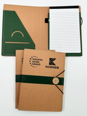 Geri Dönüşümlü Lastikli Toplantı Bloknotu