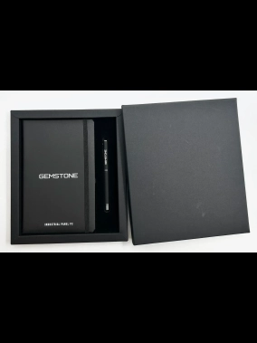 13×21 Ciltbezi Defter & Metal Roller Kalem Kutulu Hediye Seti