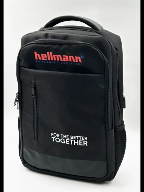 Stoklu Özel Üretim Laptop Bölmeli USB Şarj Girişli Promosyon Sırt Çantası