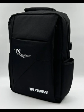 Stoklu Özel Üretim Laptop Bölmeli USB Şarj Girişli Promosyon Sırt Çantası