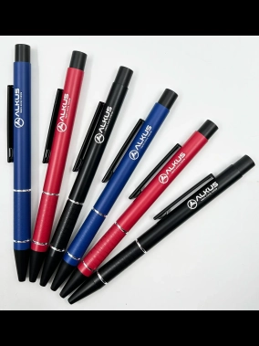 Basmalı Metal Tükenmez Kalem Roller Jel Refil