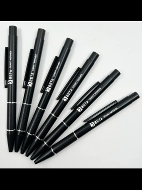 Basmalı Metal Tükenmez Kalem Roller Jel Refil