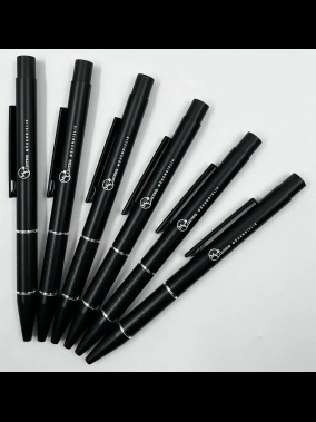 Basmalı Metal Tükenmez Kalem Roller Jel Refil