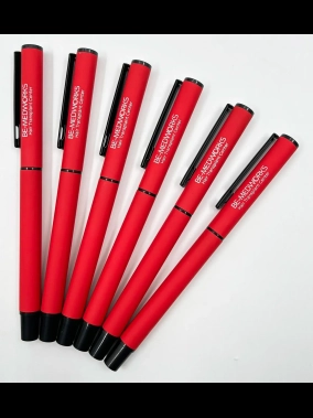 Kapaklı Metal Roller Kalem Süper Jel Refil