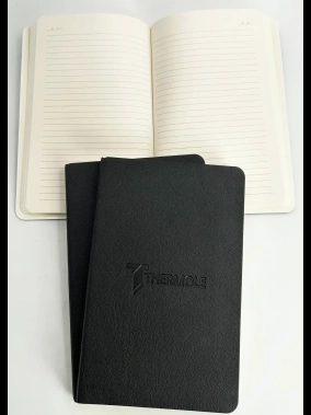 13 x 21 cm Yumuşak Termo Deri Kapaklı Tarihsiz Defter 160 Sayfa 60 gr Holmen Krem Çizgili