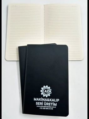 9 x 14 cm Yumuşak Kapaklı Terzi Dikişli İnce Cep Boy Defter 64 Sayfa 70 gr Ivory Krem İç Kağıt Çizgili