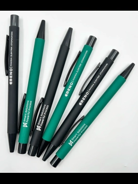 Rubber  Gövde Metal Tükenmez Kalem