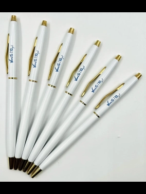 Çevirmeli İnce Metal Tükenmez Kalem