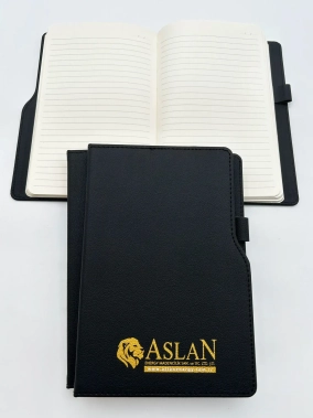 15 x 21 cm Termo Deri Sert Kapaklı Tarihsiz Defter 160 Sayfa 60 gr Holmen Krem İç Kağıt Çizgili Ekonomik Model