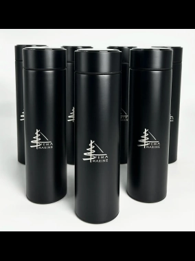 450 ML Isı Derecesi Gösteren Dijital Göstergeli Çelik Termos