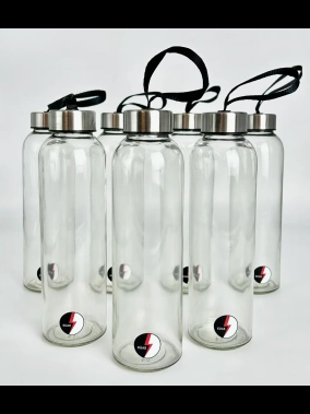 500 ml Cam Matara Şu Şişesi Kılıfsız