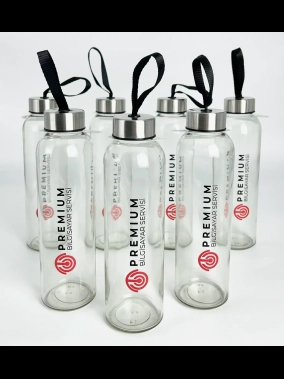 500 ml Cam Matara Şu Şişesi Kılıfsız