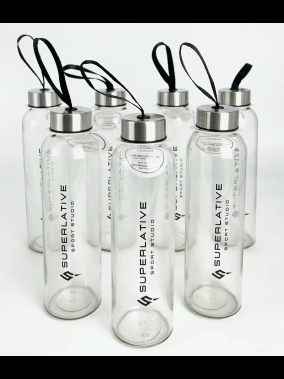 500 ml Cam Matara Şu Şişesi Kılıfsız