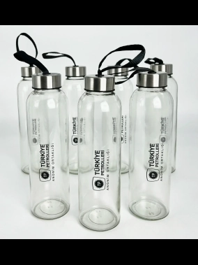 500 ml Cam Matara Şu Şişesi Kılıfsız