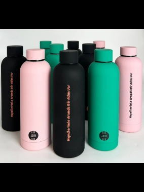 500 ml Rubber Kaplamalı Paslanmaz Çelik Termos