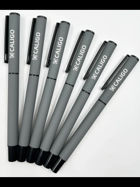 Rubber Gövde Metal Tükenmez Kalem