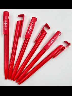 Çevirmeli Telefon Standlı Plastik Tükenmez Kalem