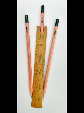 Tohumlu Naturel Kurşun Kalem