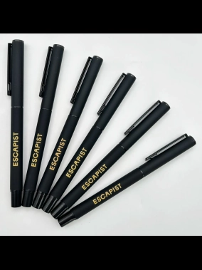 Kapaklı Metal Roller Kalem Süper Jel Refil