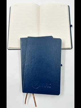 13 x 21 cm Cilt Bezi Kapaklı Tarihsiz Defter 160 Sayfa 60 gr Holmen Krem Çizgili Lastikli Ayraçlı Ekonomik Model