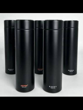 450 ML Isı Derecesi Gösteren Dijital Göstergeli Çelik Termos