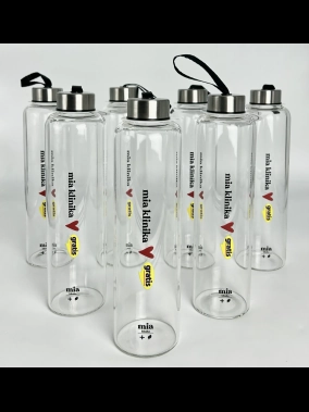 500 ml Cam Matara Şu Şişesi Kılıfsız