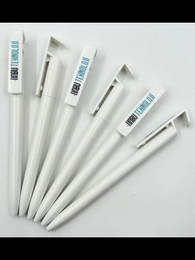 Çevirmeli Telefon Standlı Plastik Tükenmez Kalem