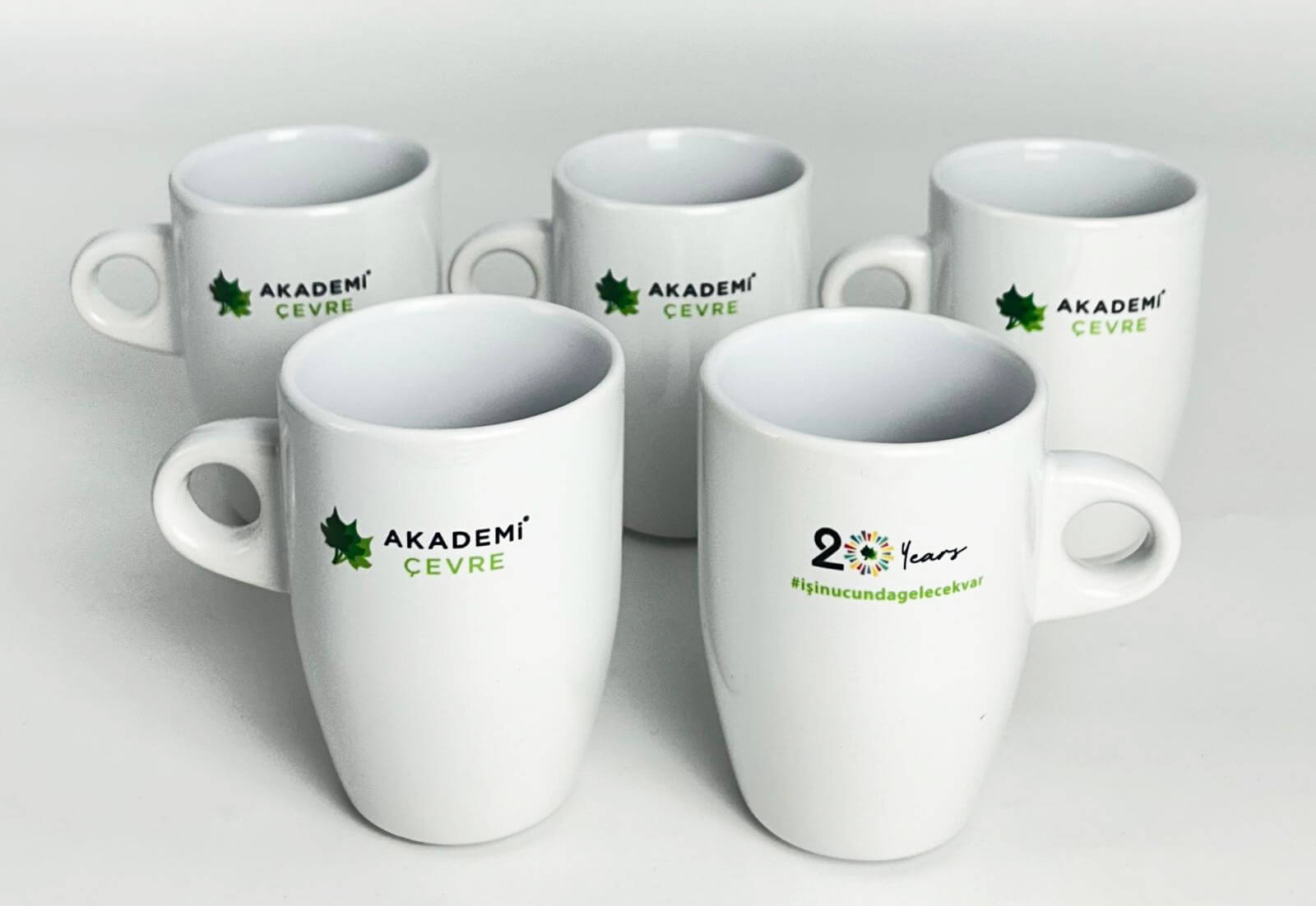 Süblimasyon Porselen Beyaz Latte Promosyon Kupa Bardak - Kutulu Promozone