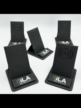 10W Wireless Kablosuz Şarj Özellikli Masaüstü Telefon Standı ve Kartvizitlik