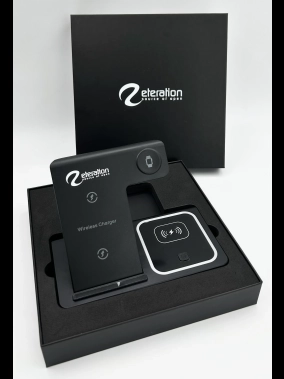 Apple Watch, Bluetooth Kulaklık ve Telefon Uyumlu 3’ü 1 Arada Kablosuz Şarj Standı