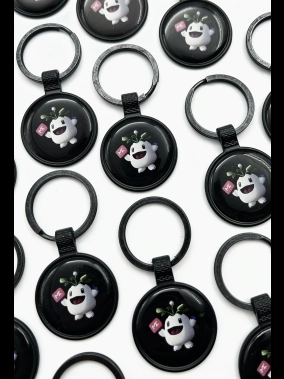 3,2 x 6,5 cm Tek Yön Anahtarlık