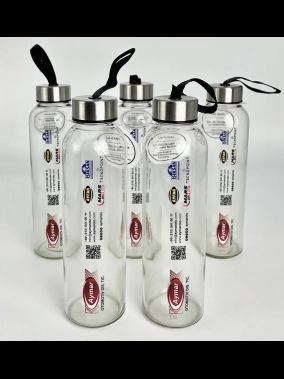 500 ml Cam Matara Şu Şişesi Kılıfsız