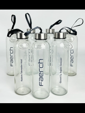 500 ml Cam Matara Şu Şişesi Kılıfsız