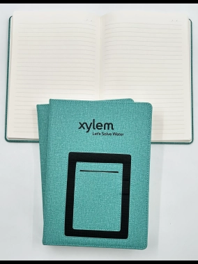 15 x 21 cm Termo Deri Kapaklı Kanguru Defter 224 Sayfa 70 gr 1. Hamur Krem Çizgili İç Kağıt Kartvizit, Kalem ve Telefon Bölmeli