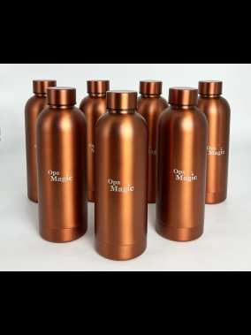 500 ml Geri Dönüştürülmüş Paslanmaz Çelik Termos Şişe - Çift Duvarlı