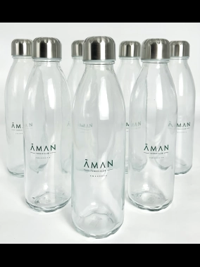 650 ml Renkli Cam Su Şişesi