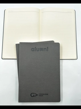 17 x 24 cm Termo Deri Yumuşak Kapaklı Tarihsiz Defter, 224 Sayfa, 80 gr Ivory Çizgili İç Kağıt