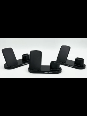 Wireless Kablosuz Şarj Standı (10W Hızlı Şarj, Lightning Girişli Kulaklık Yuvalı)