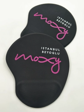 Addison 300152 Siyah Bileklikli Ekstra Kauçuk Kaplamalı Mouse Pad